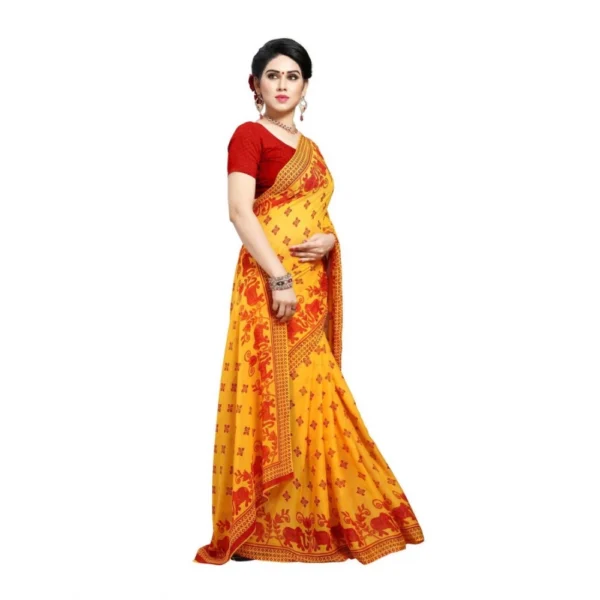 Women's Georgette Saree(Red,5-6 Mtrs) - Image 2